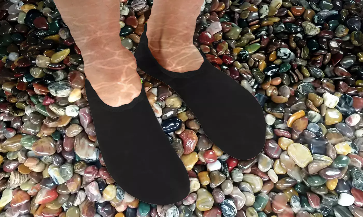 2 Pack Water Shoes Barefoot Quick-Dry Aqua Yoga Socks Slip-On Beach Swim Surf