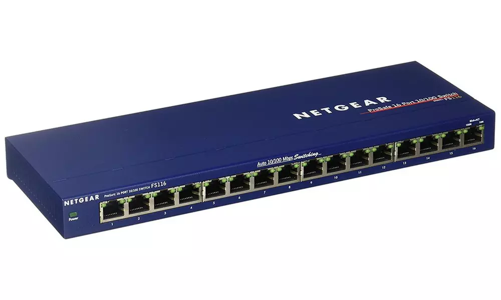 NETGEAR ProSAFE 16-Port Fast Ethernet Switch FS116NA - Primary Image