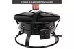 Portable Propane Outdoor Gas Fire Pit W/ Cover & Carry Kit 19-Inch 58,000 BTU - Second Medium