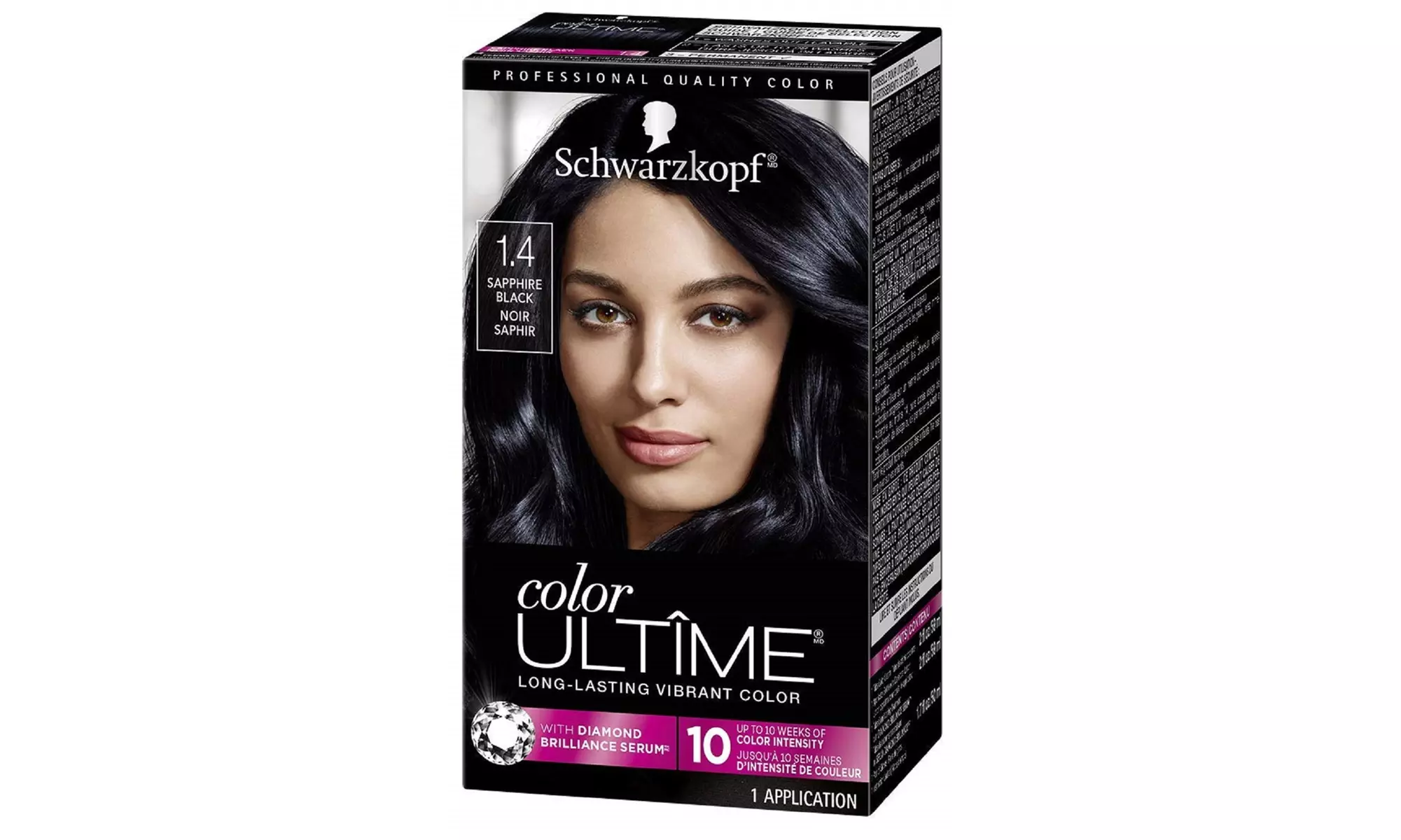 Schwarzkopf Color Ultime Hair Color Cream Sapphire Black (Packaging May Vary) - Primary Image