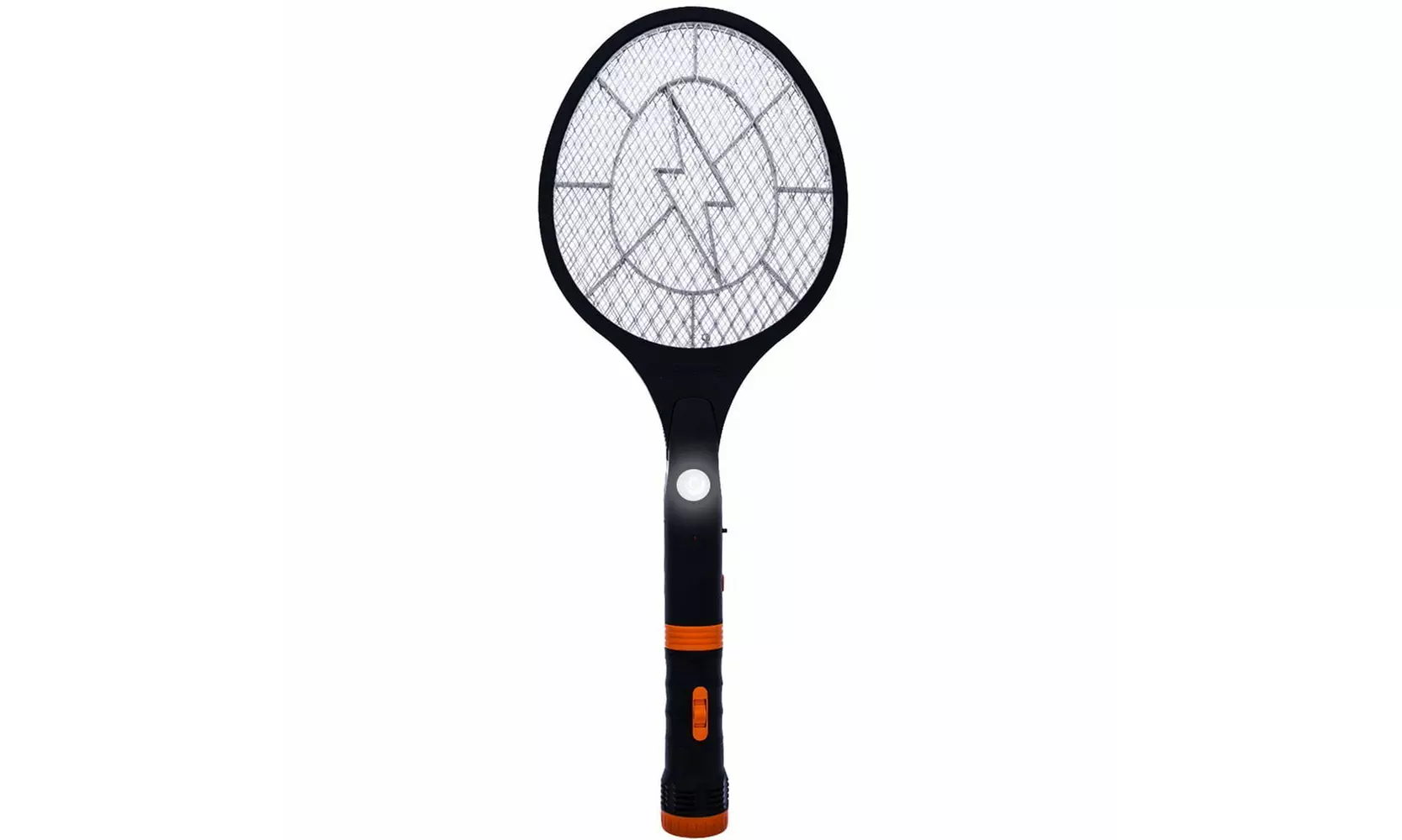 Electric Mosquito Swatter Bug Zapper W Rechargeable Battery Removable Flashlight - Second Medium