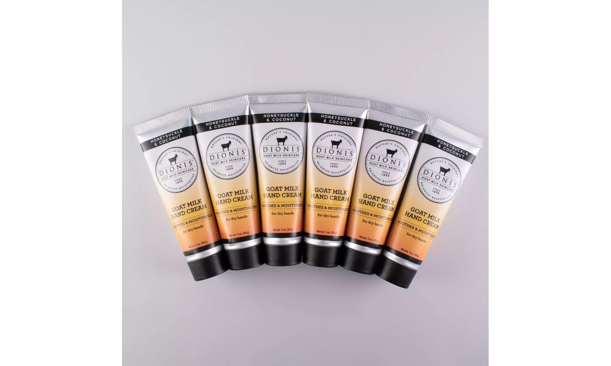 Dionis Honeysuckle & Coconut Goat Milk Hand Cream, Set of 6 - Second Medium