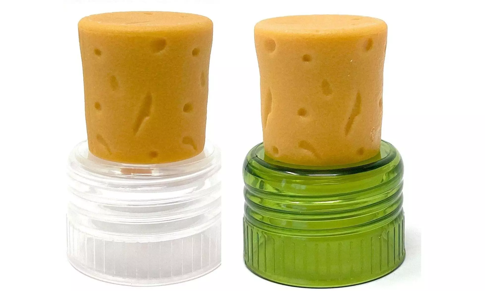 Set of 2 Wine Bottle Fake Cork Caps - Primary Image
