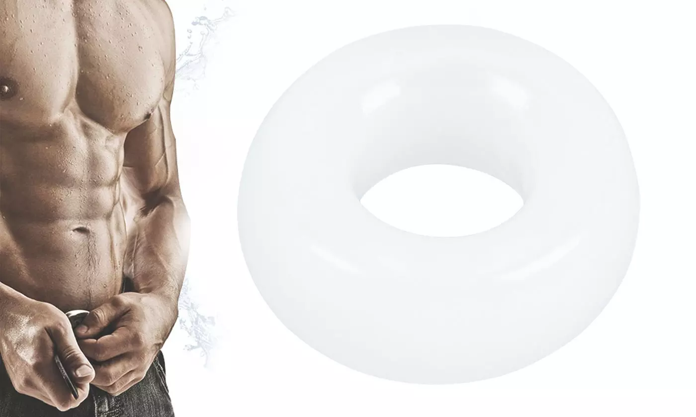 Non-Vibrating Reusable Premium Silicone Stretchy C-Ring - Primary Image