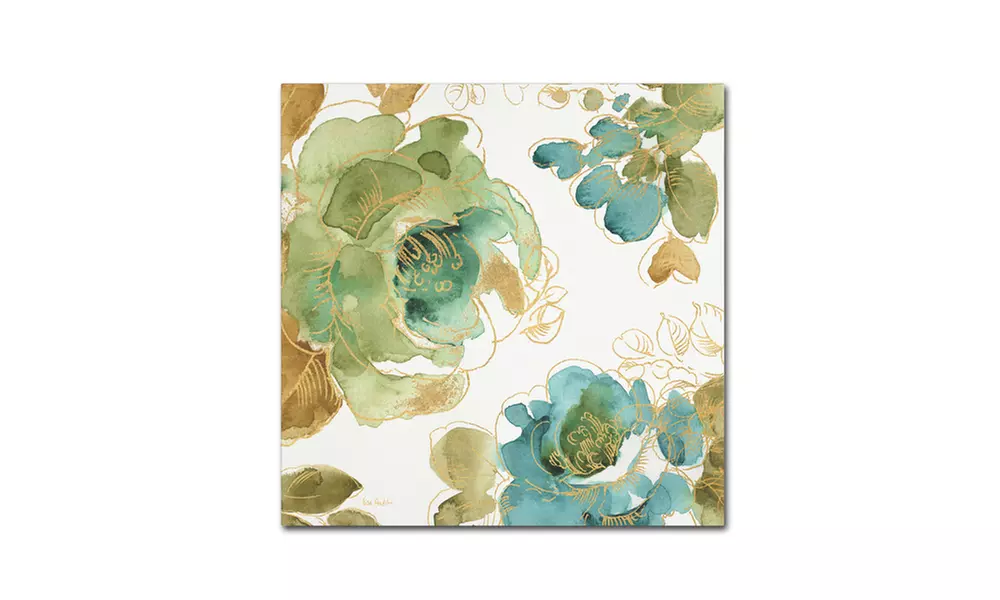 Lisa Audit 'My Greenhouse Roses II' Canvas Art - Primary Image