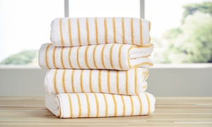 2-4pk Cabana Stripe Beach Towels - 100% Cotton and Highly Absorbent 30"x70"