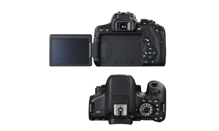 Image 3: Canon 750D / T6i DSLR Camera with 18-55mm Lens and 75-300mm Lens