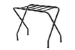  Portable Metal Folding Luggage Rack for Home Bedroom Hotel Black - Second Medium