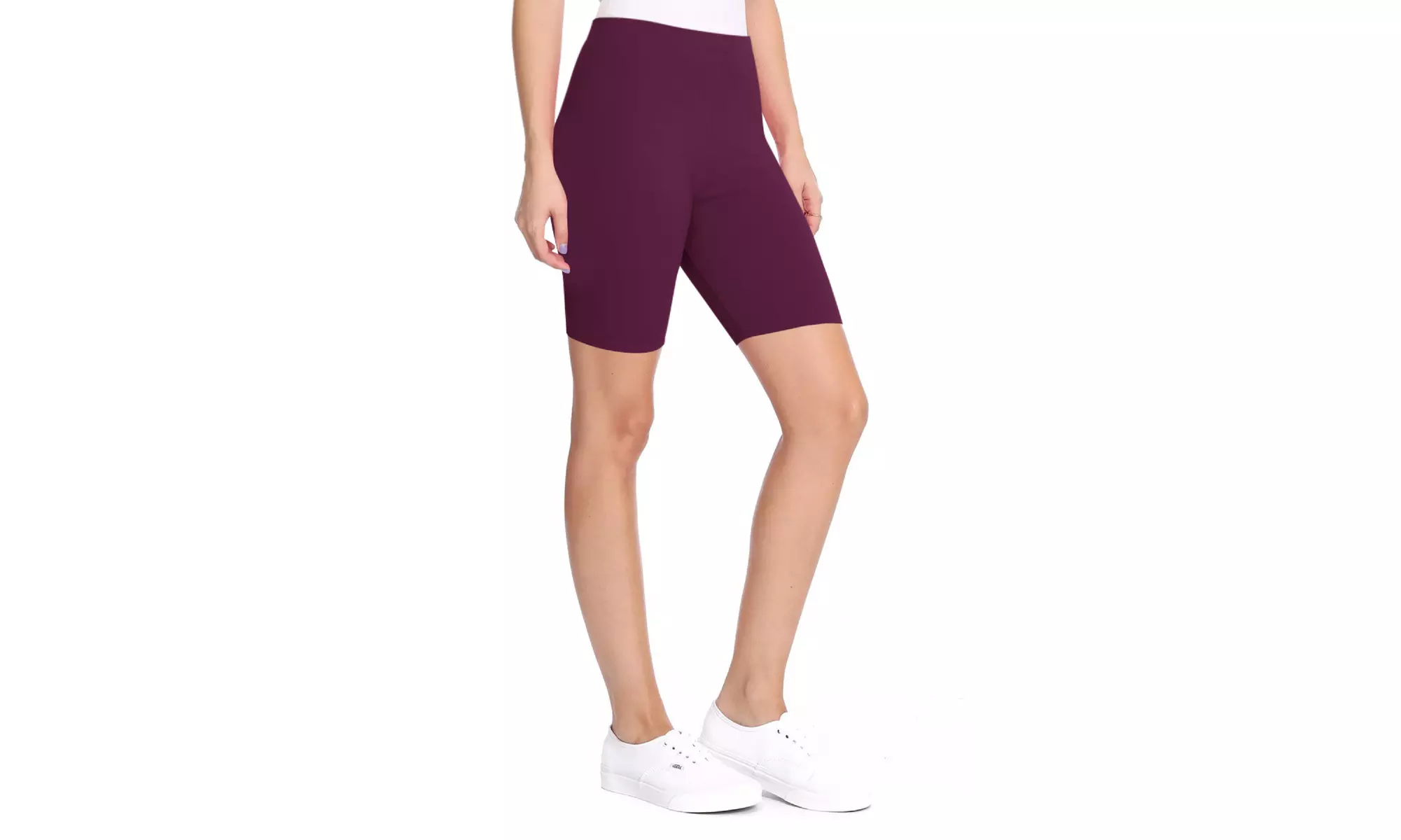 Women's Plus Size Elastic High Waist Workout Running Active Biker Shorts XL-3XL