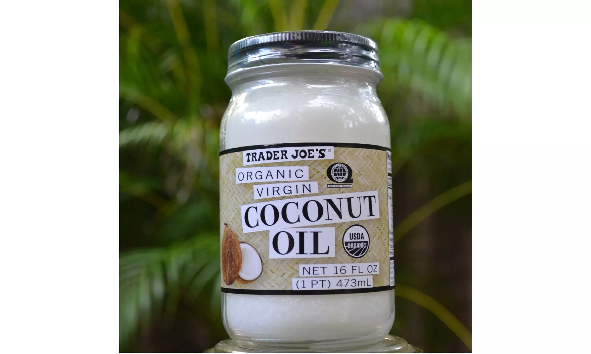 Trader Joe's Organic Virgin Coconut Oil Cold Pressed Unrefined 16 oz - Second Medium