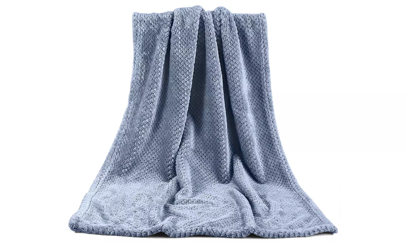 iMounTEK Soft & Warm Fluffy Sherpa Dog Blanket Cozy & Protective Pet Throw