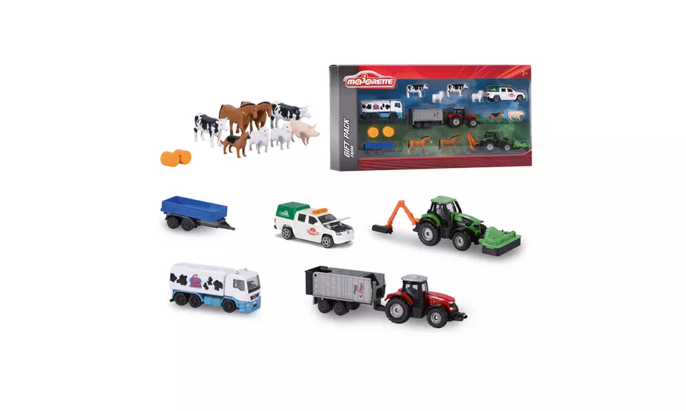 Majorette - Farm Die-Cast 16 Piece Playset, 1:64 Scale - Primary Image