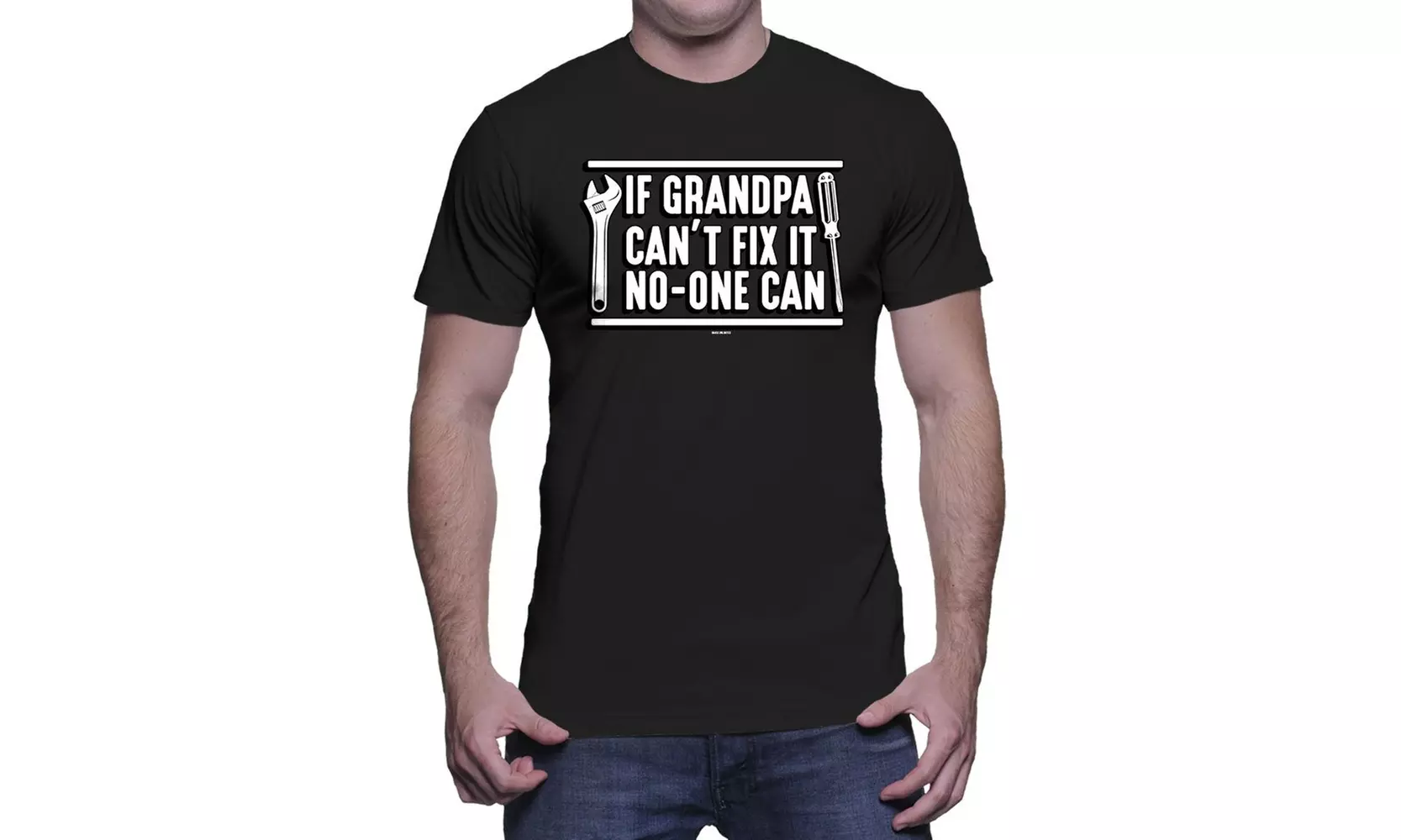 Men's If Grandpa Can't Fix It No One Can T-Shirt - Primary Image