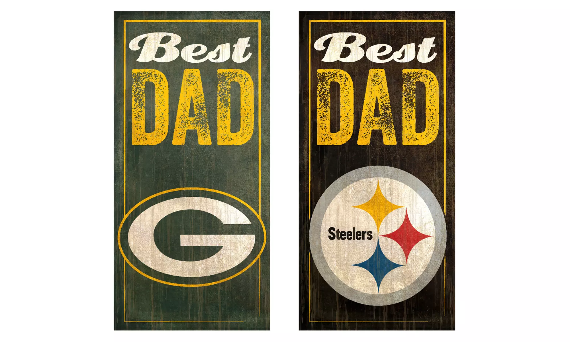 Fan Creations 12"x6" NFL Best Dad Sign - Second Medium