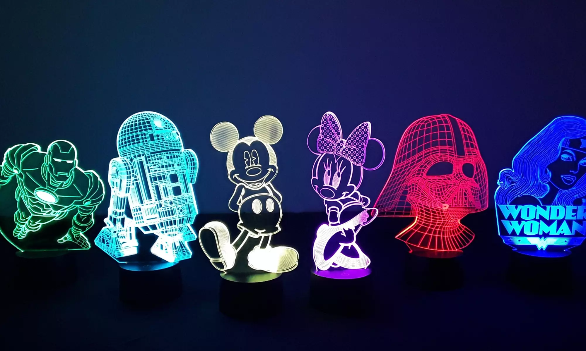 Pop Culture 3D Lamps & Mini Night Lights. Multiple Options Available  - Primary Image