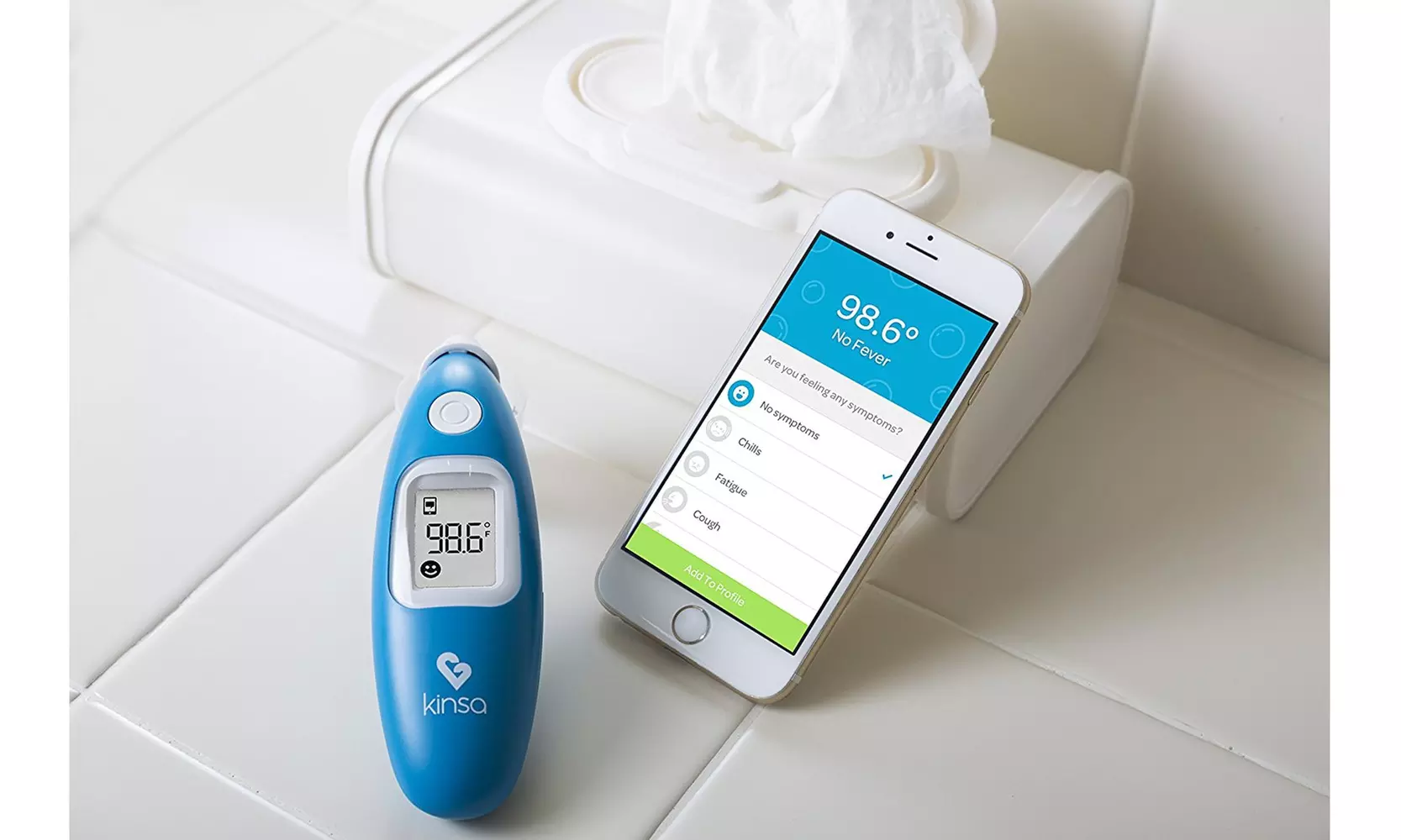 Kinsa Digital Smart Ear Thermometer - Second Medium