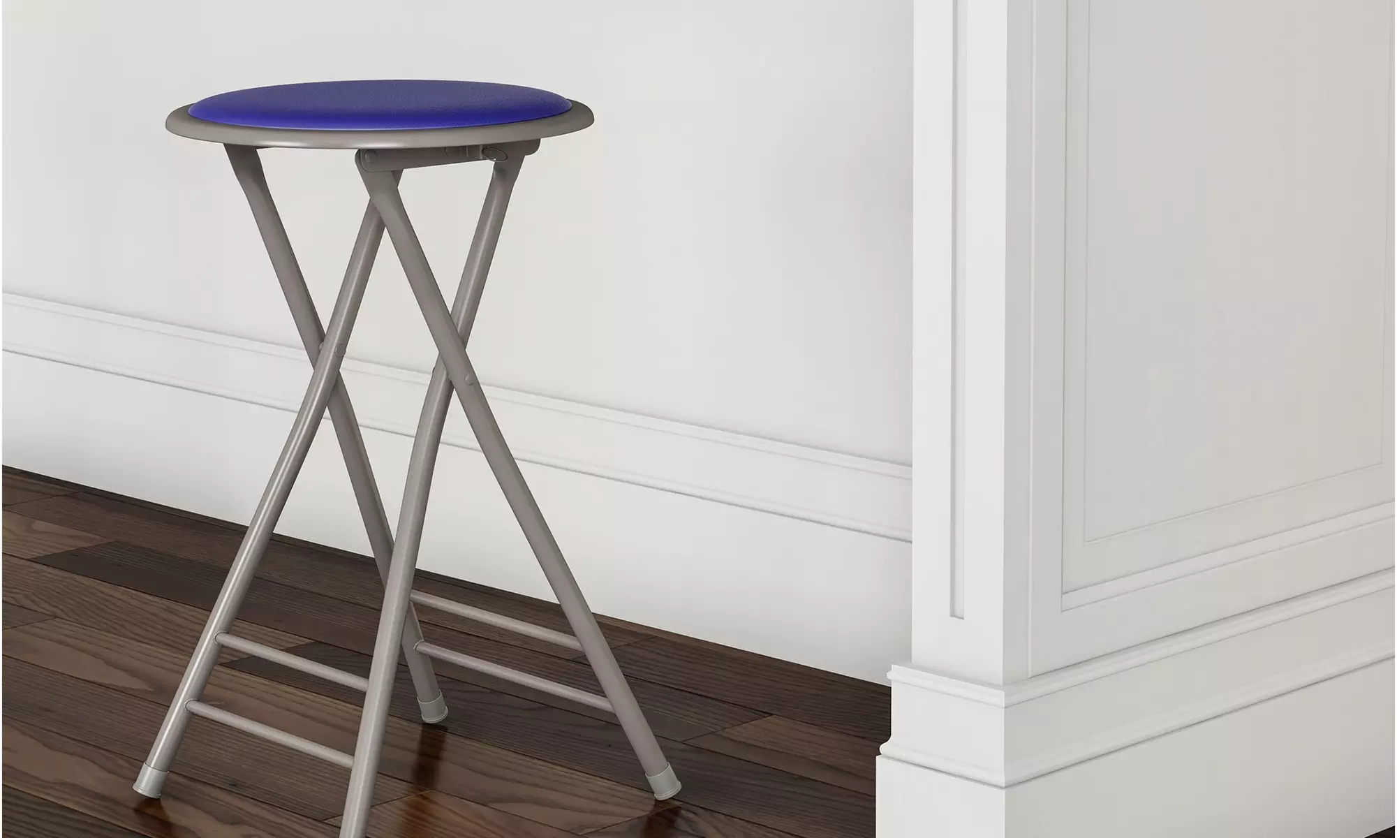 24" Collapsible Padded Round Stool - Primary Image