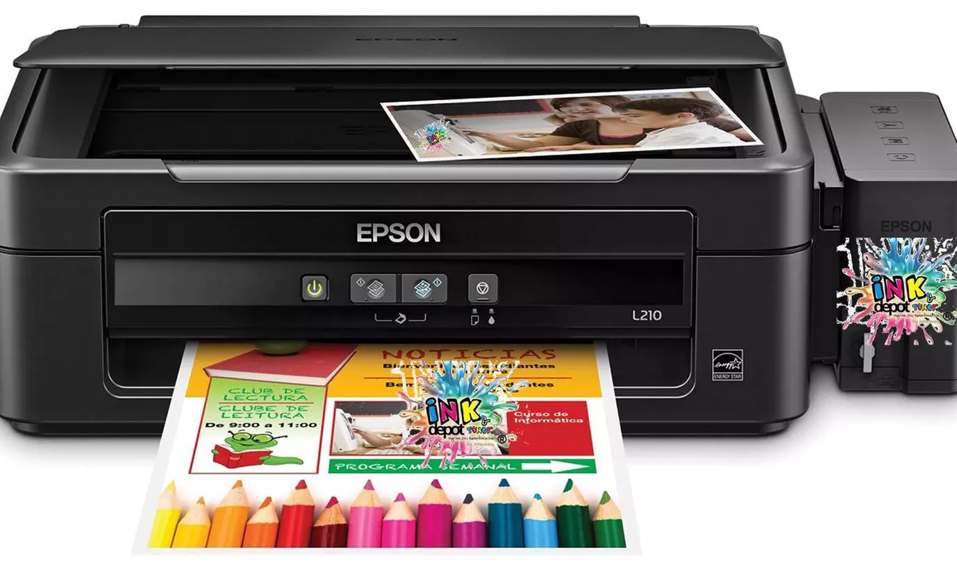 Epson L210 Colour All-in-one Inkjet Printer (Printer) - Second Medium