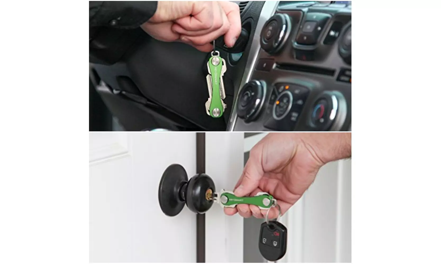 2-Pack KeySmart Classic Compact Key Holder & Keychain Organizer