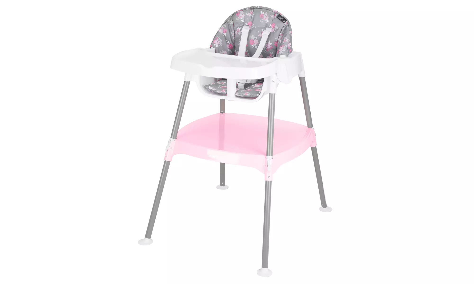 Evenflo 4-in-1 Eat & Grow Convertible High Chair, Poppy - Primary Image