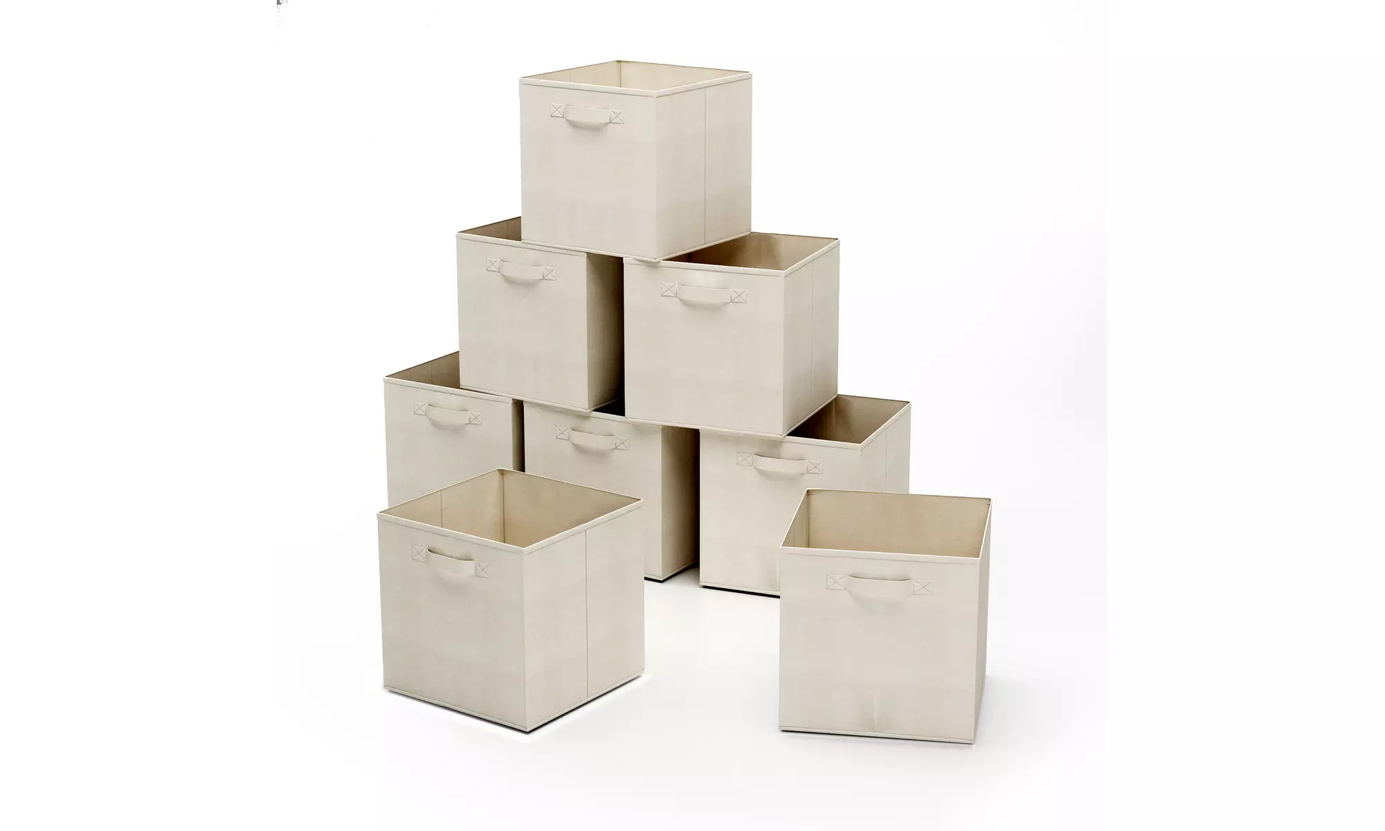 Storage Cubes  8-Piece Set of Storage Bins for Shelves Foldable Storage Cubes - Primary Image