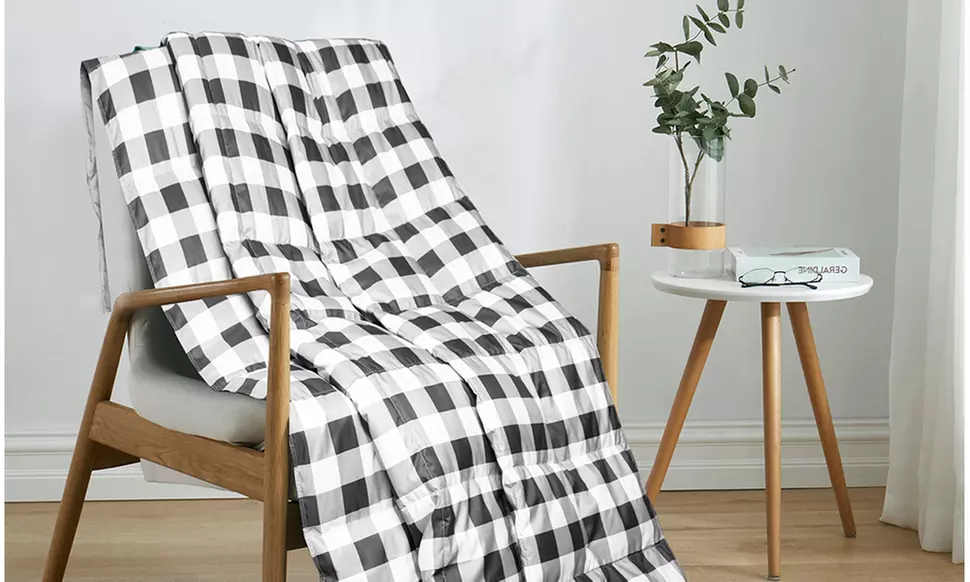 Peace Nest Ultra Lightweight Down Feather Throw Blanket