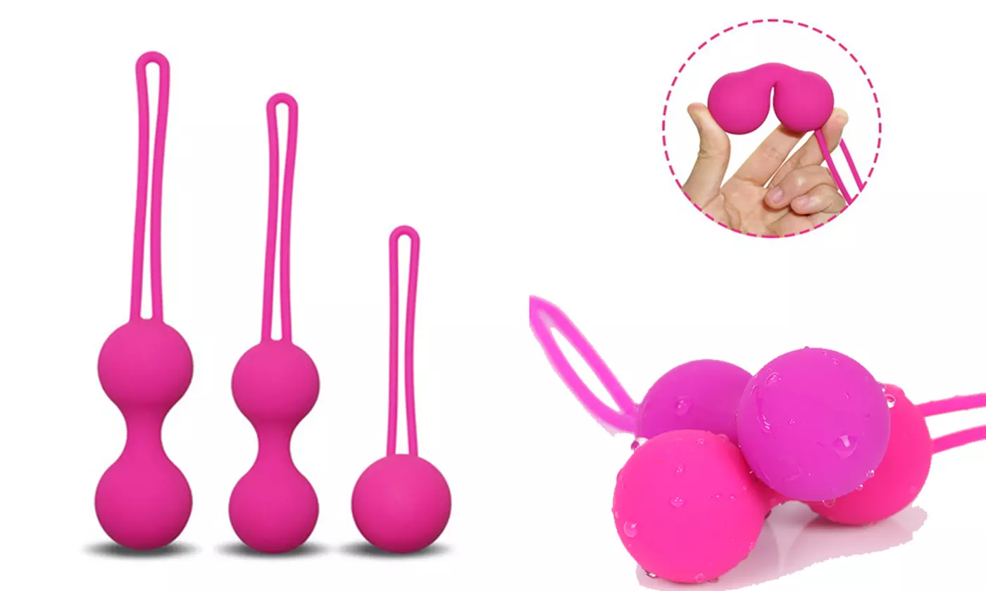 Safe Silicone Smart Kegel Ball Tighten Exercise Machine Vibrator