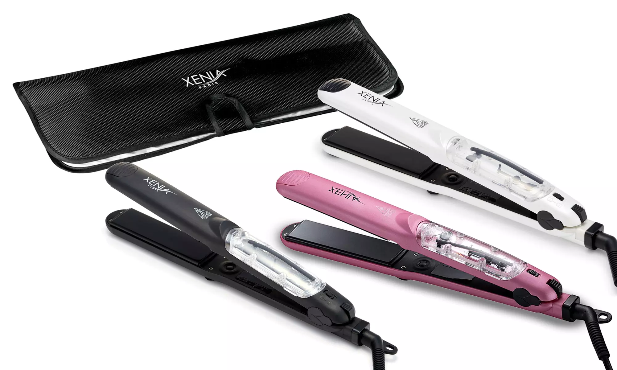 Steam Technology 1.25" Ceramic Flat Iron with FREE Protective Heat Station Mat - Primary Image