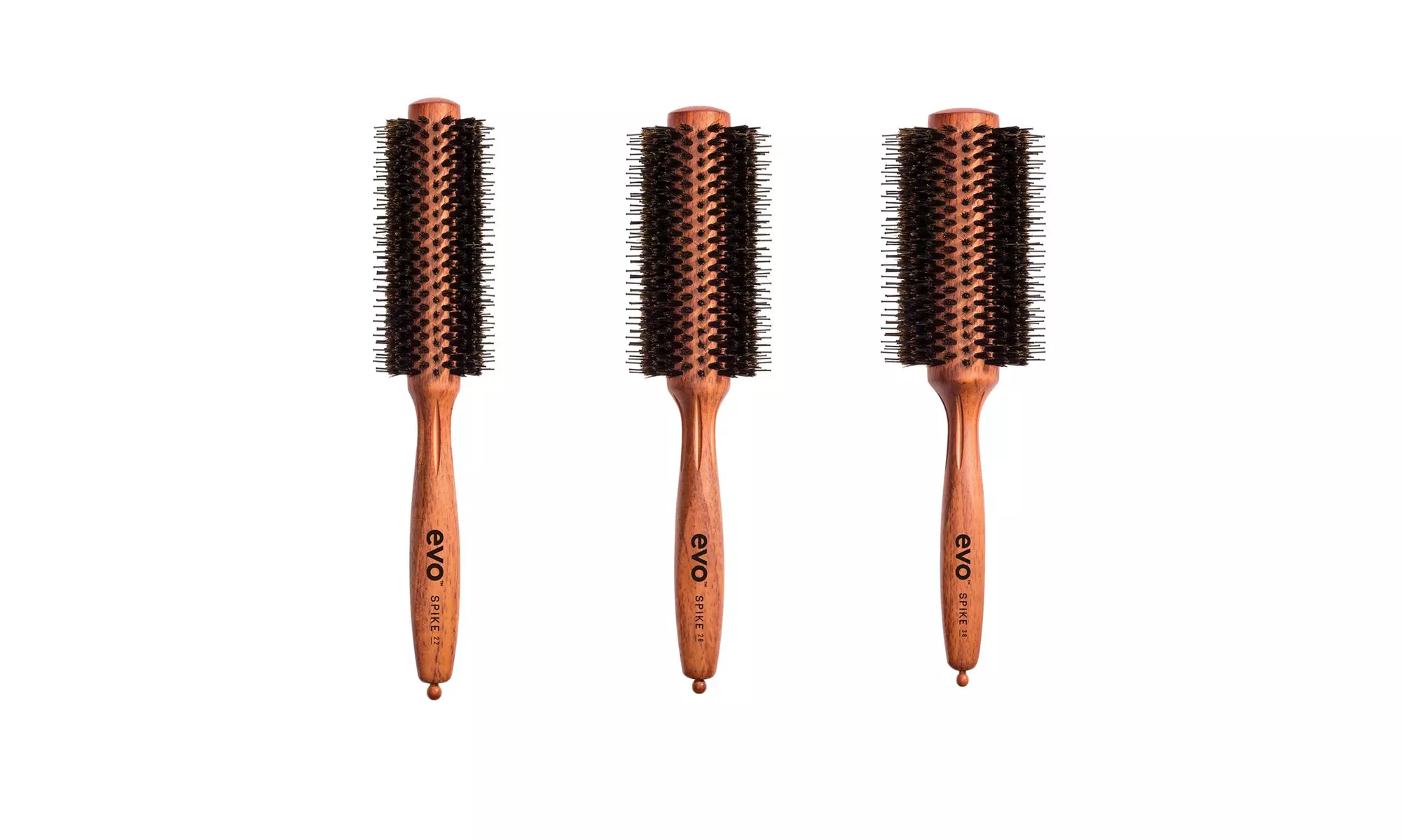 Evo Spike Nylon Pin Bristle Radial Brush (Choose From Variation)