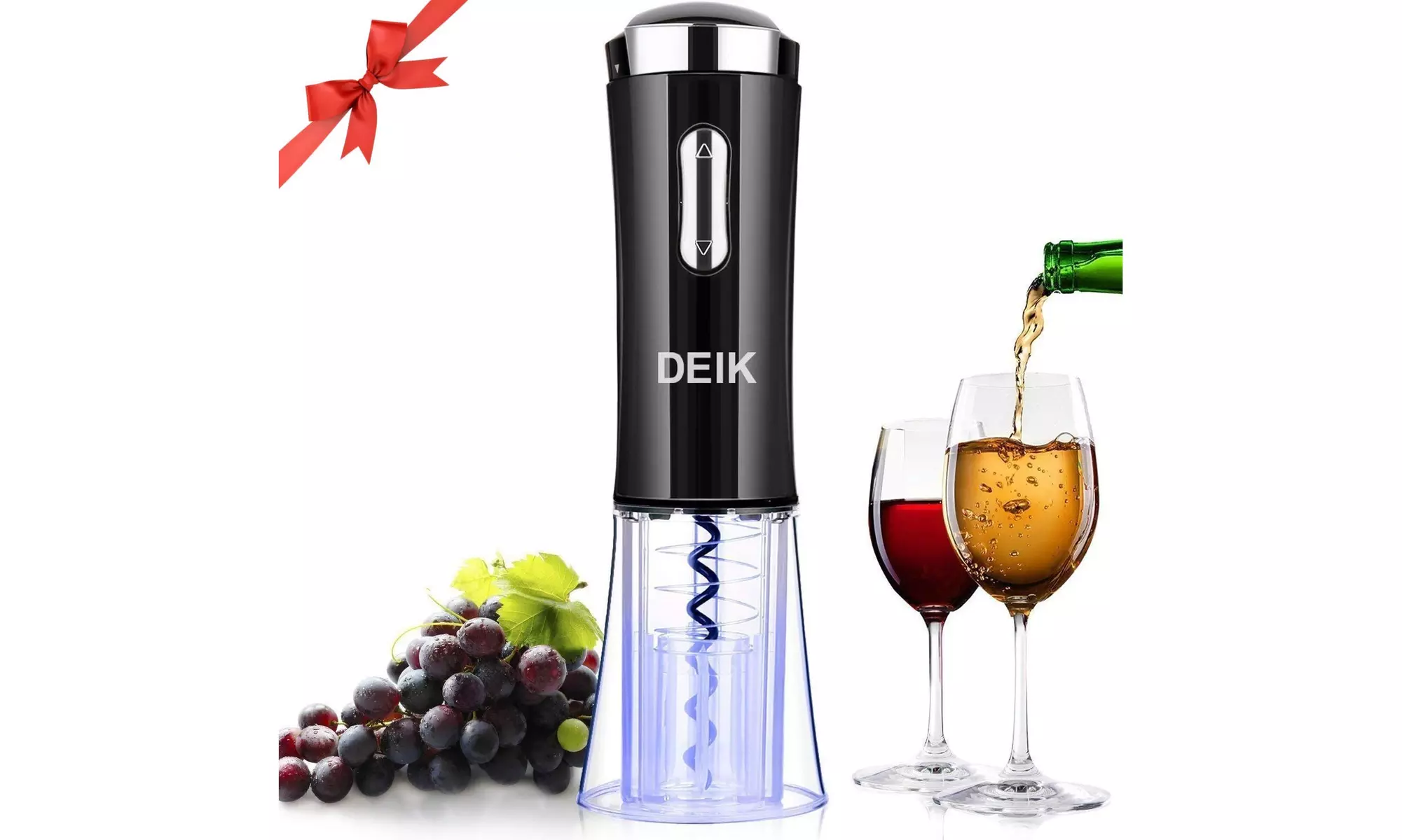 Electric Wine Opener, Deik Rechargeble Automatic Wine Bottle Opener  - Primary Image