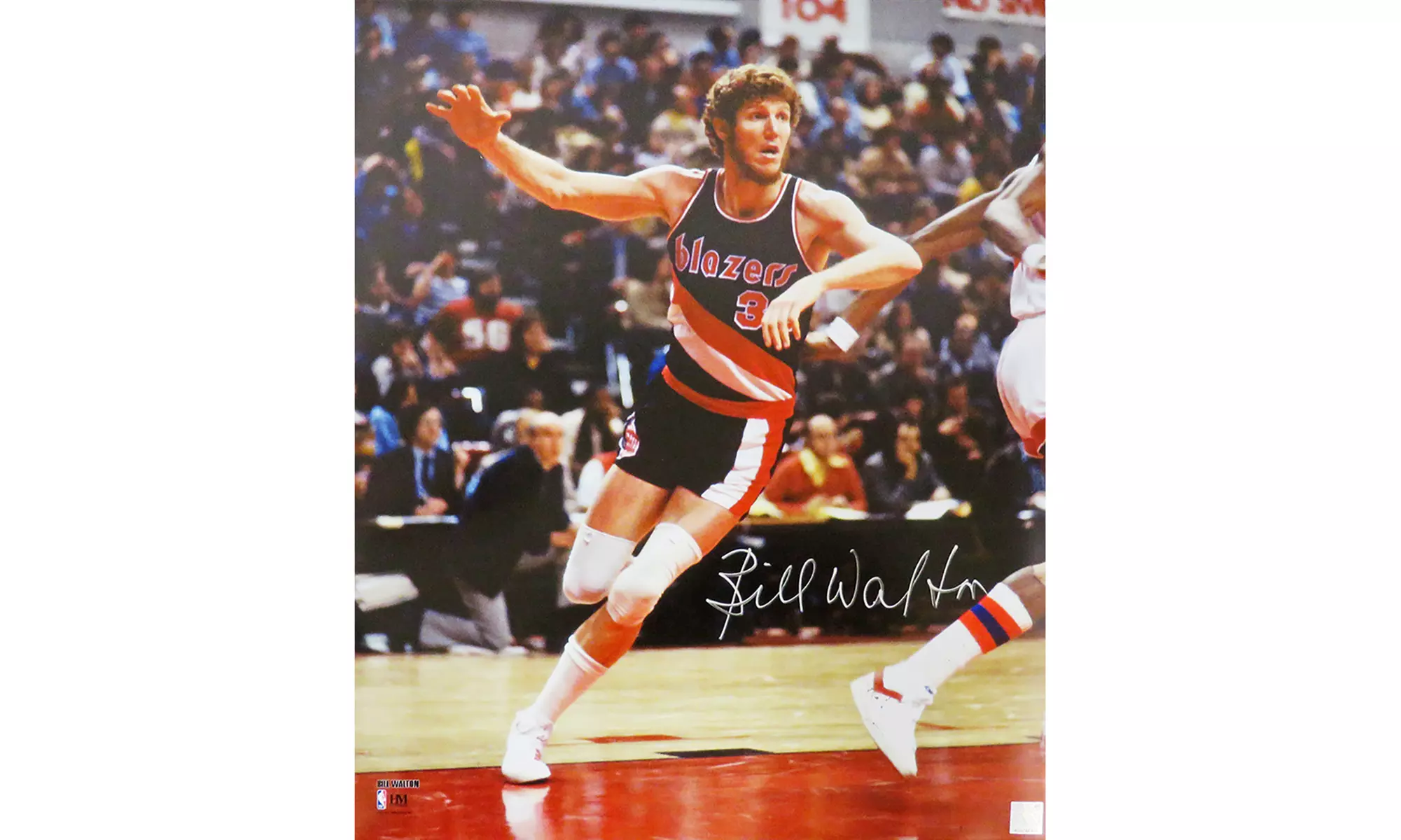 Bill Walton Signed Portland Trailblazers Action 16x20 Photo - Primary Image
