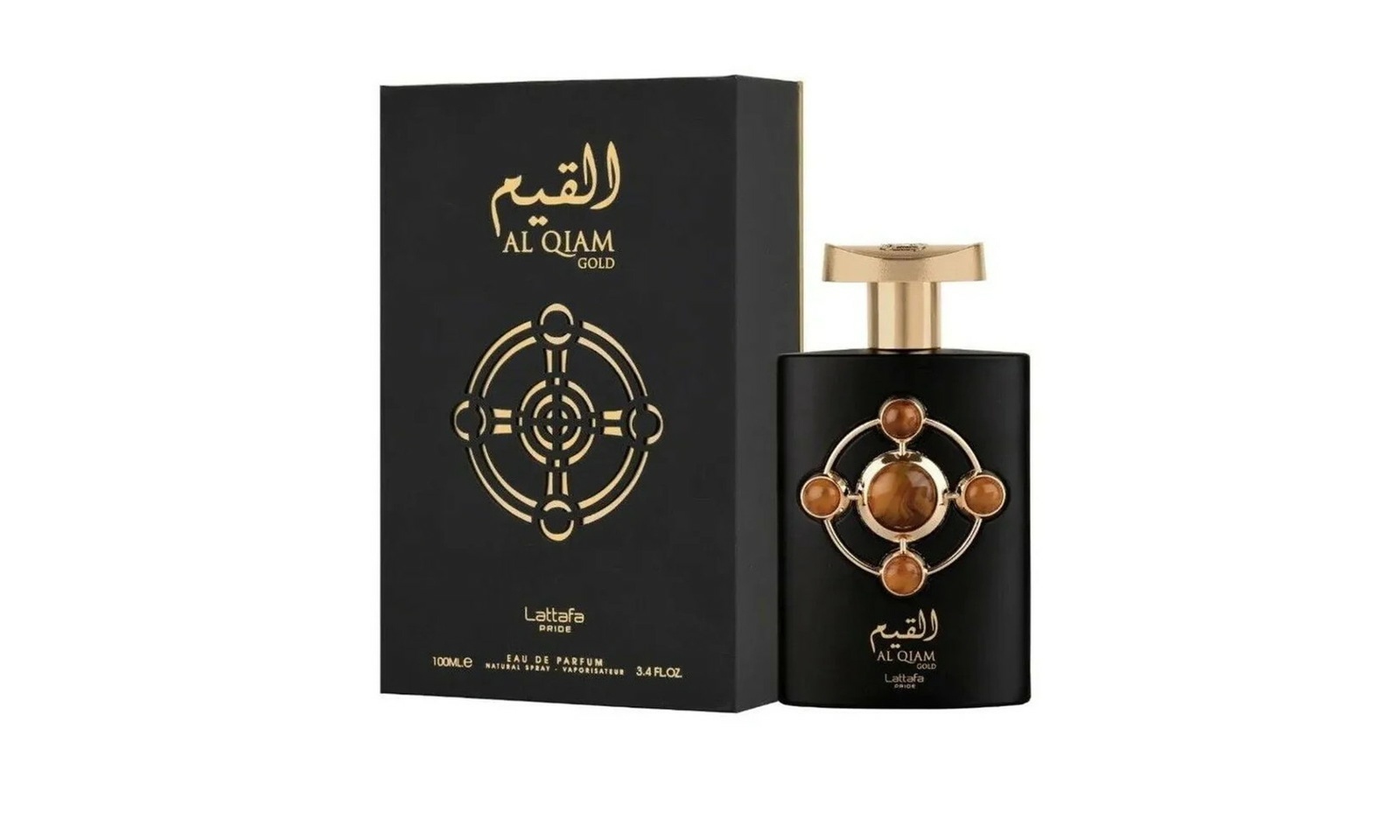 Lattafa Al Qiam Gold Eau De Parfum Unisex 3.4 Fl. Oz.