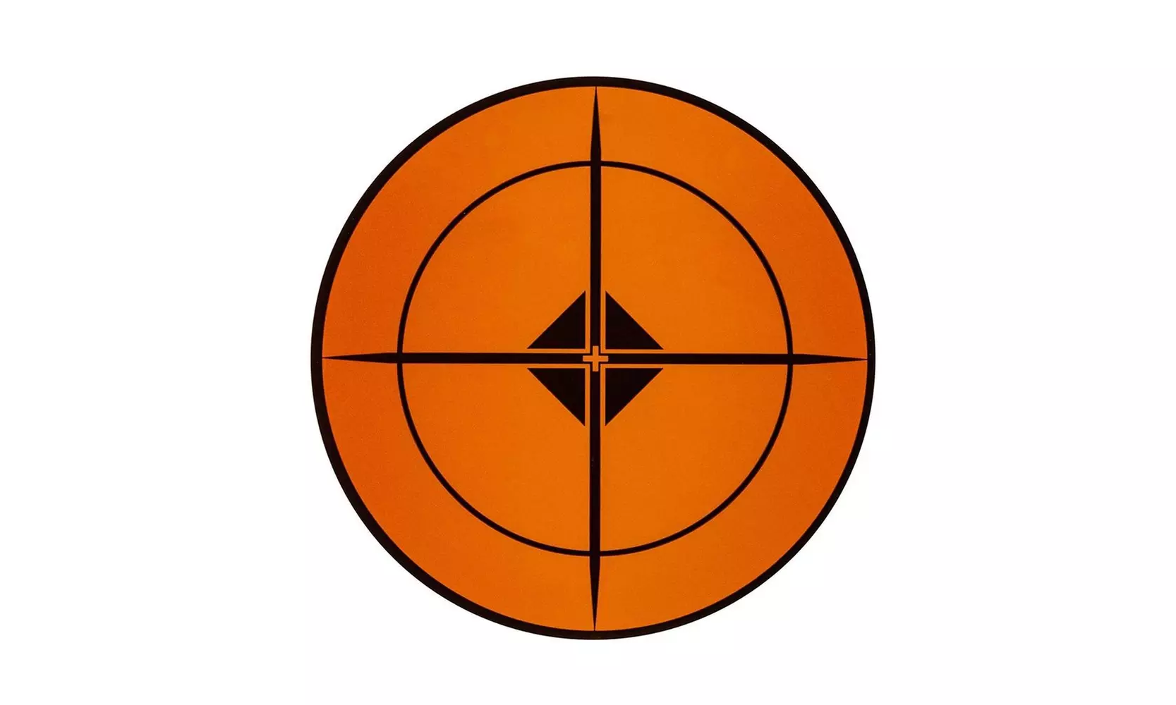 400x Orange Bullseye Target Sticker Roll Shooting Target Round Labels, 3 Inches - Primary Image