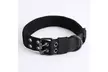 US Tactical heavy duty Nylon large Dog Collar collar K9 Military Metal Buckle - Second Medium