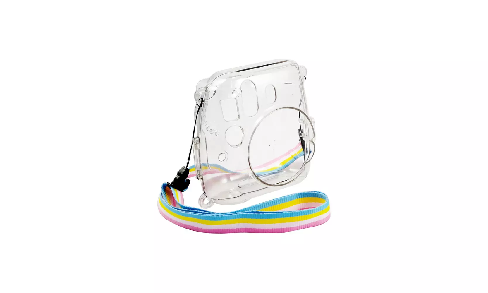Fujifilm Instax Mini 9 Clear Camera Case W/Rainbow Strap  - Primary Image