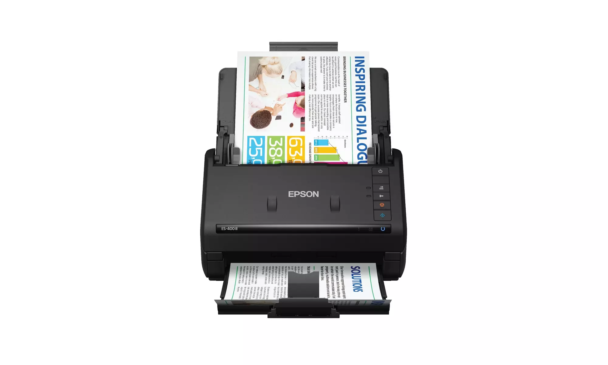 Epson Workforce ES-400 II Duplex Document Scanner for PC and Mac (Black)- New - Primary Image