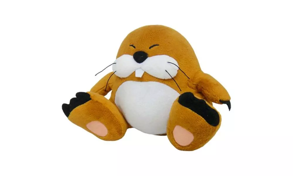 Nintendo Super Mario Monty Mole Cute Soft Plush Toy 6 inch - Primary Image