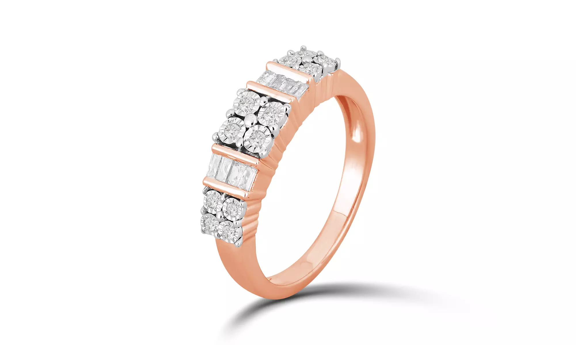 1/4 CTTW Diamond Fashion Band in Sterling Silver By DiamondMuse