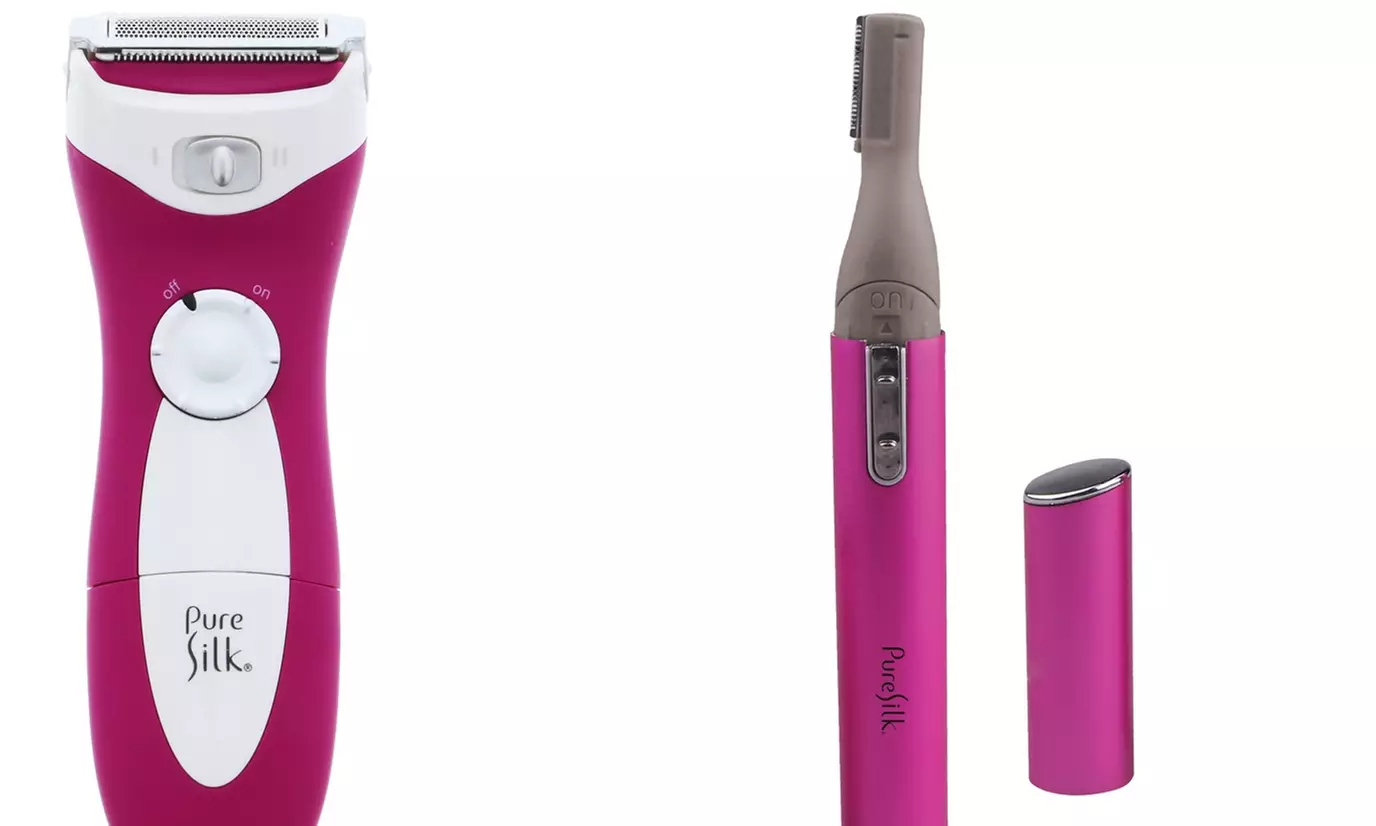 Pure Silk Women's Spa Therapy Beauty Trimmer or Wet and Dry Foil Shaver and Beauty Trimmer Set (1- or 2-Piece) - Primary Image