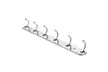  6 Hanger Hooks Wall Mount Hook Rack Stainless Steel Coat Rack Coat Hooks  - Second Medium