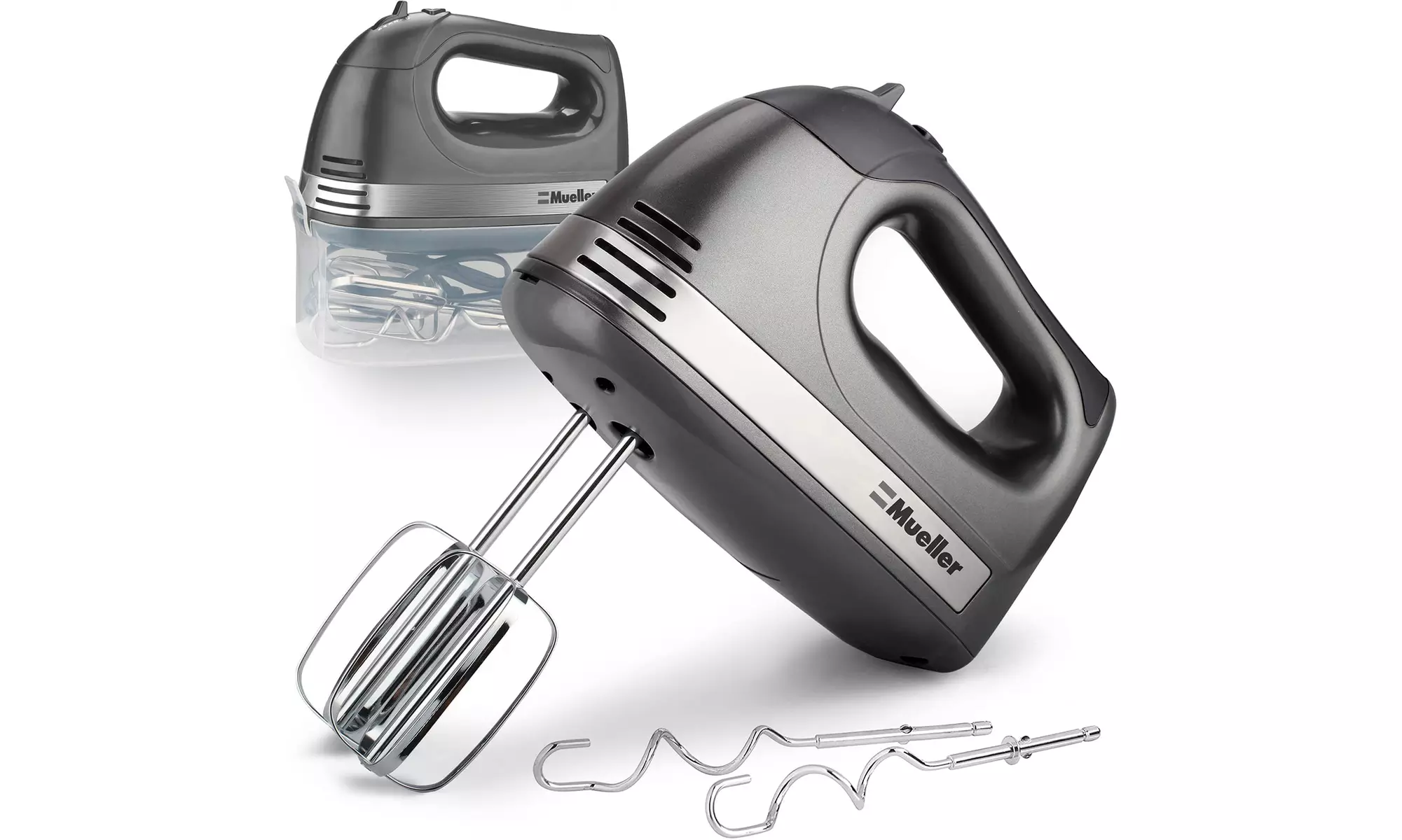 Mueller Electric Hand Mixer, 5 Speed 250W Turbo - New - Primary Image