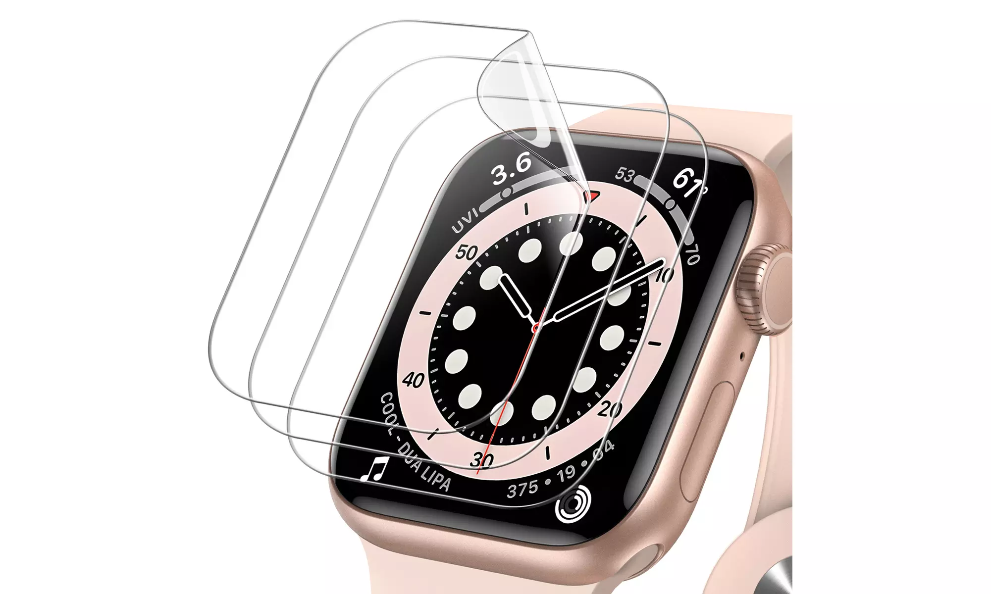 Full Coverage Screen Protector Apple Watch SE (2022/2020) /Series 6 5 4 44mm