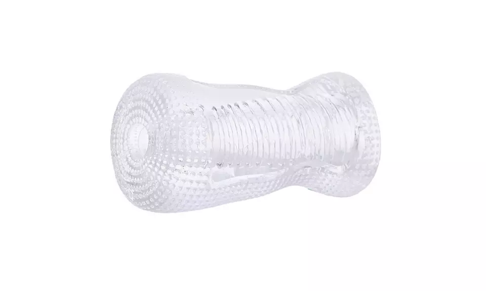 New Stroker Clear Slicone Realistic Smooth Texture Sleeve - Second Medium