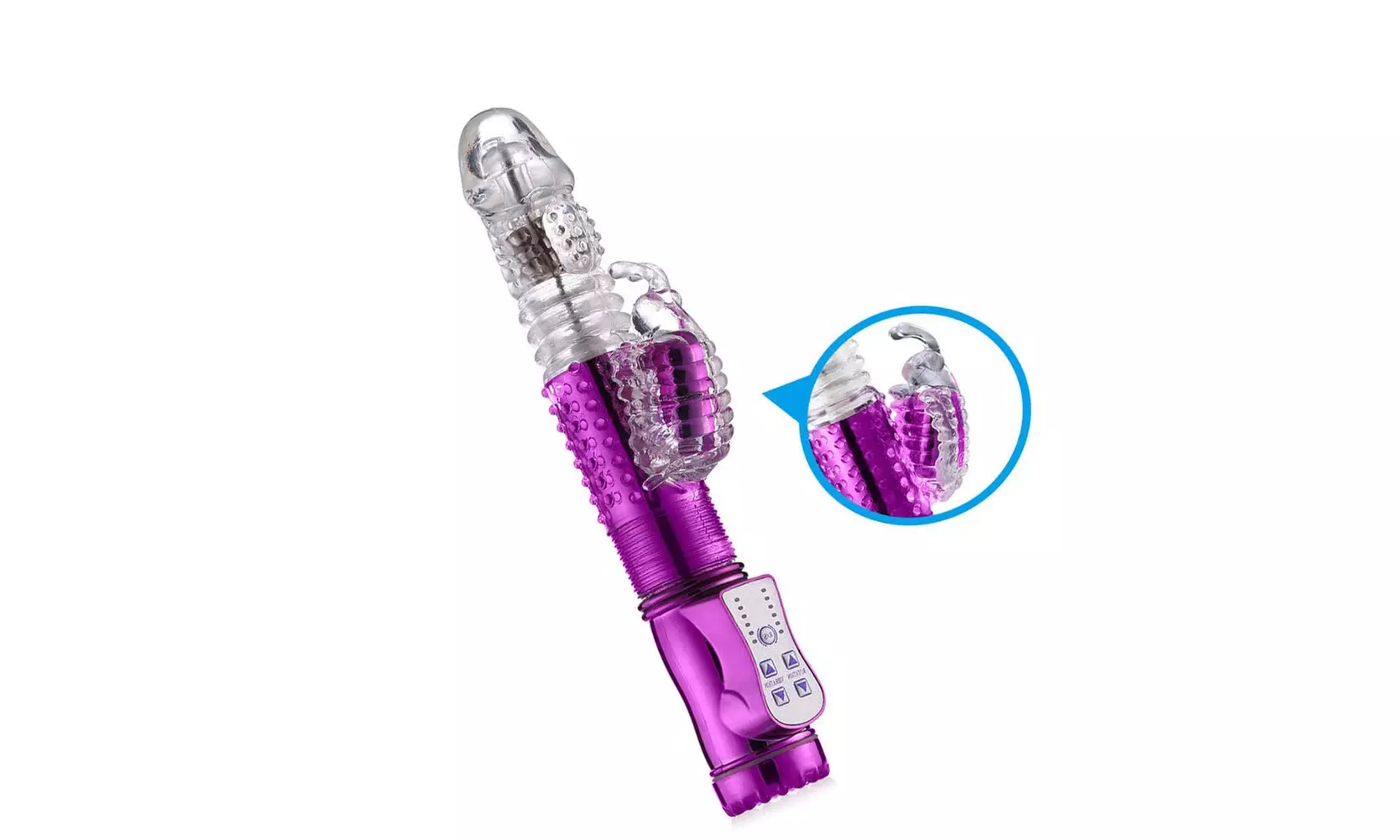 G Spot Dildo Rabbit Vibrator Wand Massager Sex Double Vibrator 