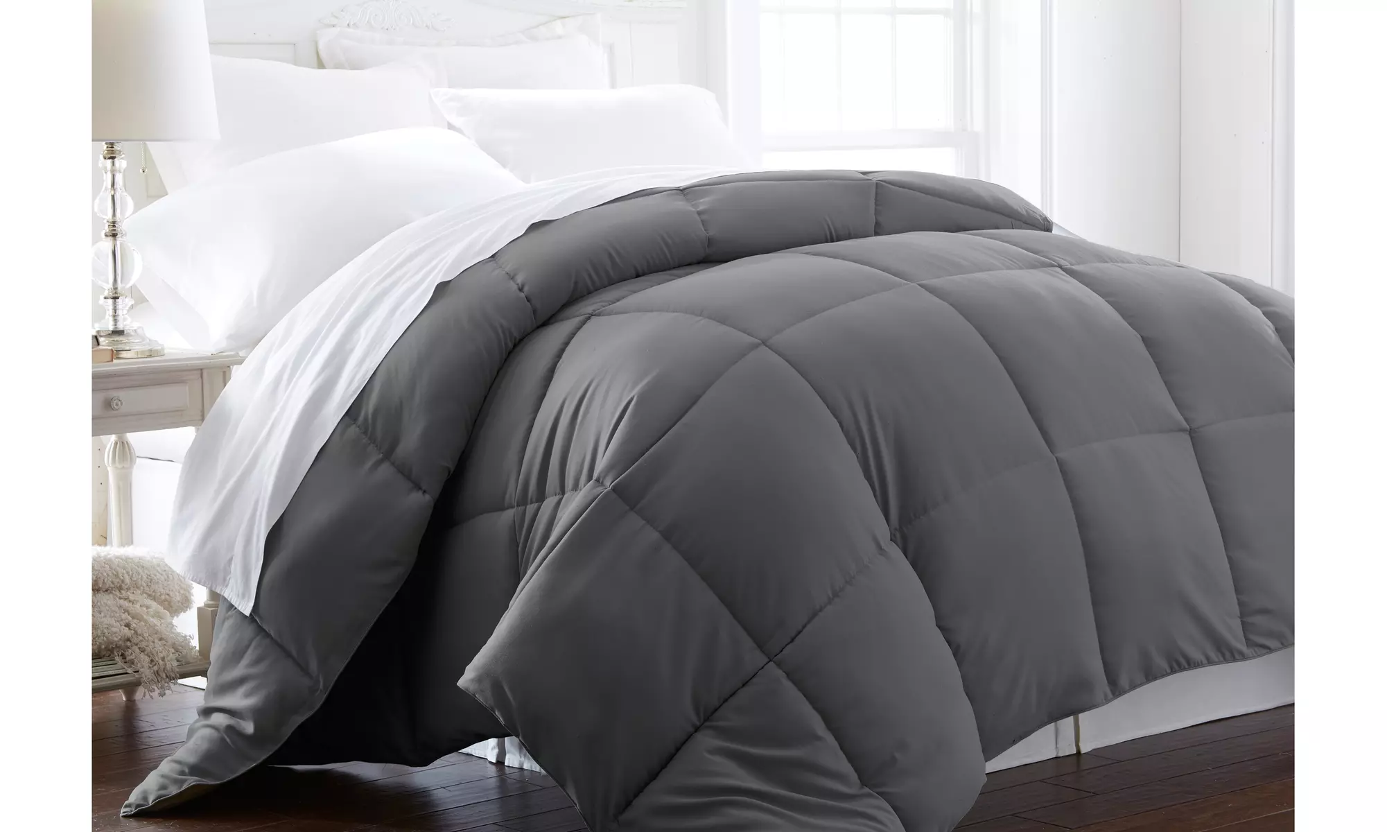 Feathered Nest All-Season Lightweight Down-Alternative Comforter - Primary Image