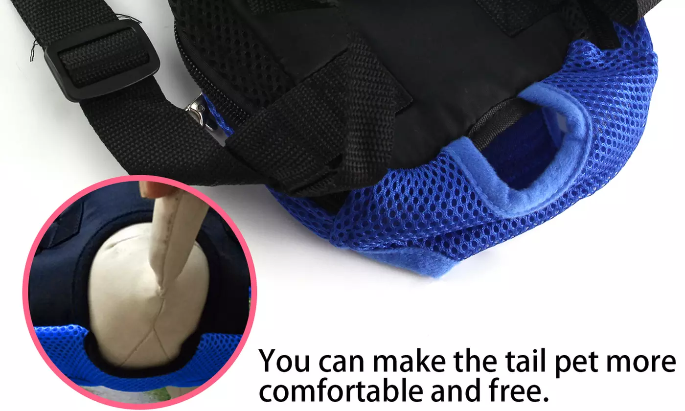 Puppy Cat Nylon Mesh Carrier Backpack Travel Front Legs Out Bag 
