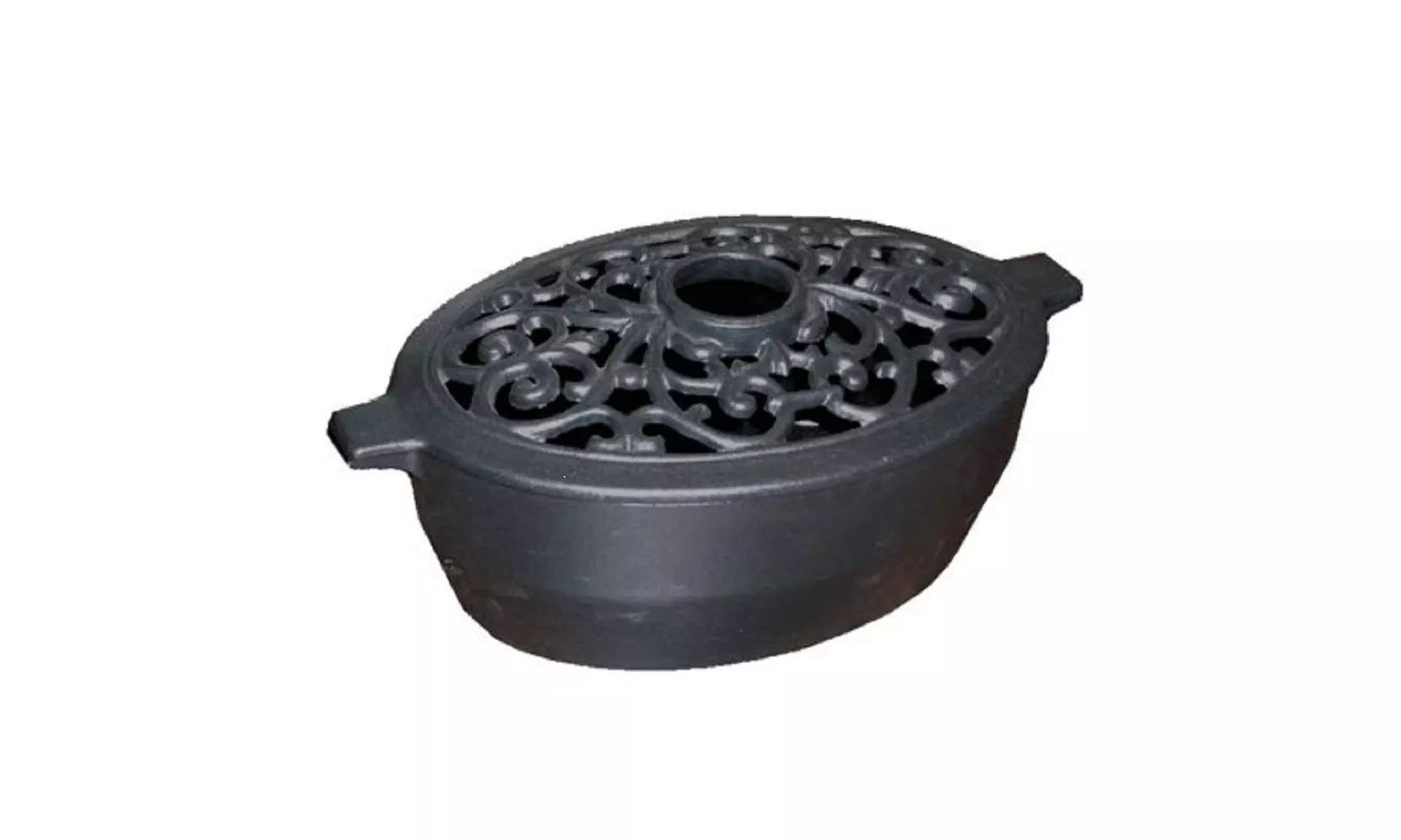 John Wright 31955 Large Filigree Steamer - Black Matte - Primary Image