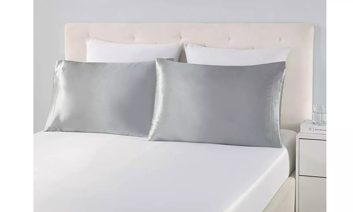  2-4 Pack Bridal Satin Hair Care Pillowcases Case for Hair Skin