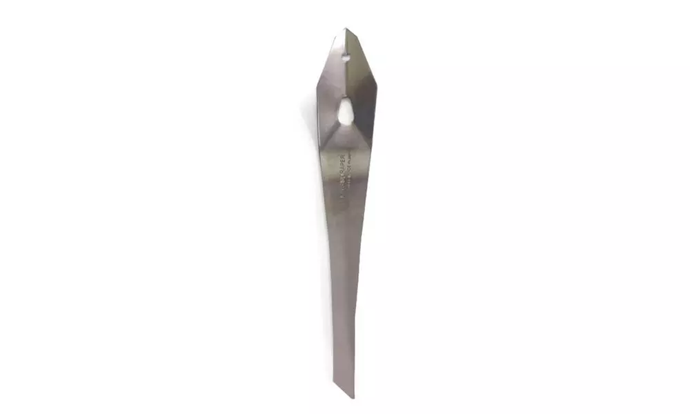 Nisaku Stainless Steel Silicon Scraper, .5-Inch Blade - Primary Image