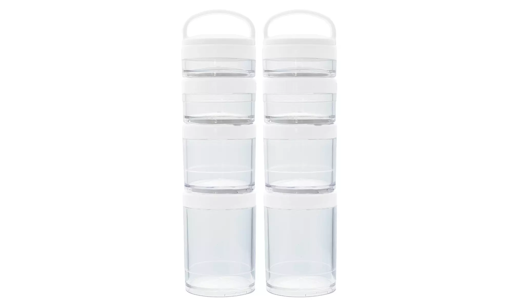 Zummy Portable Stackable Food Leak Proof Storage Containers ( 2 PACK )